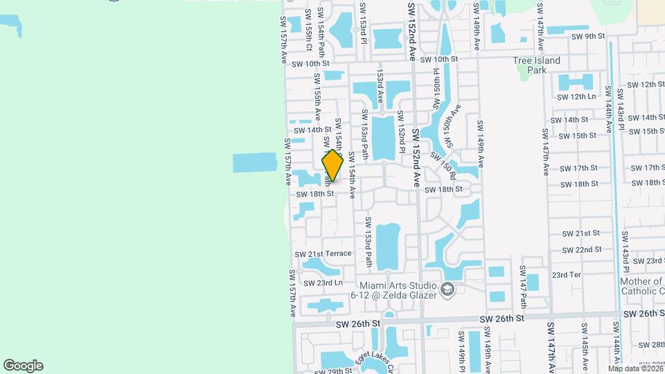 1751 SW 154th Path Map and Location Details
