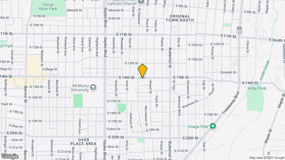 1627 S 14th St Map and Location Details