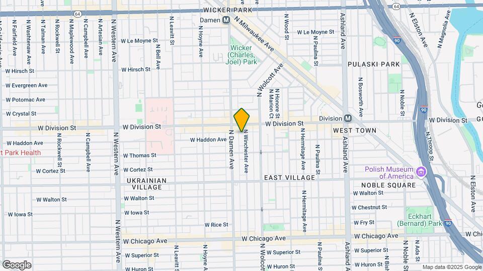 1138 N Winchester Ave Map and Location Details