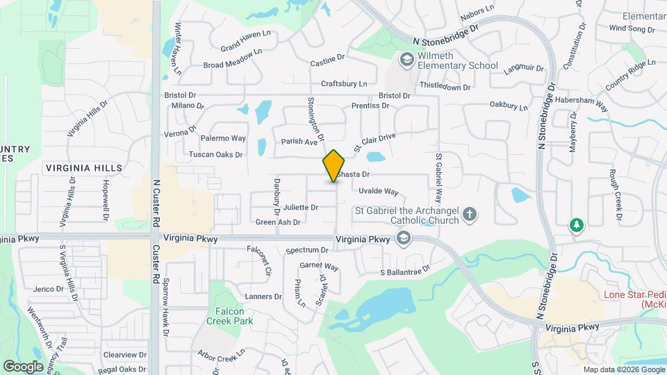 8000 Raintree Dr Map and Location Details