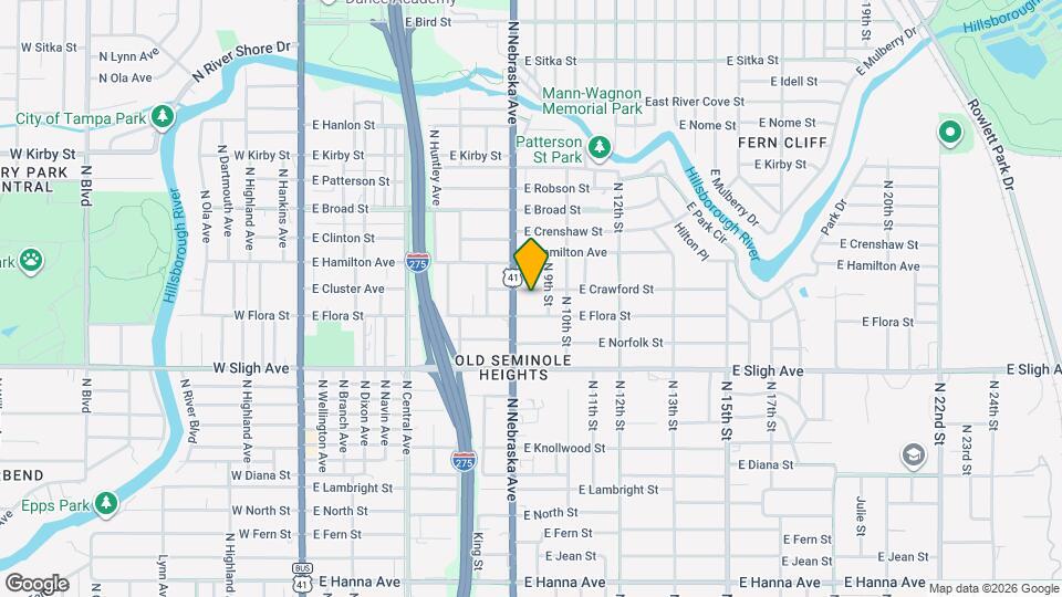 905 E Crawford St Map and Location Details
