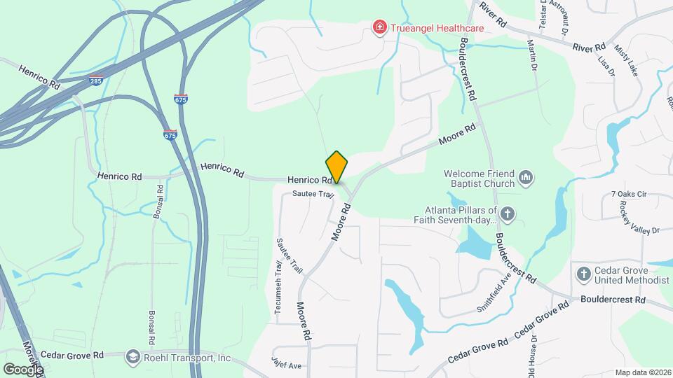 3873 Sautee Trail Mapa y Detalles de la Ubicación