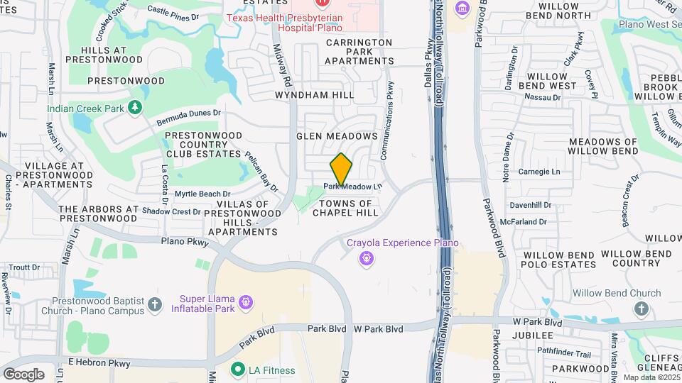 6220 Park Meadow Ln Map and Location Details