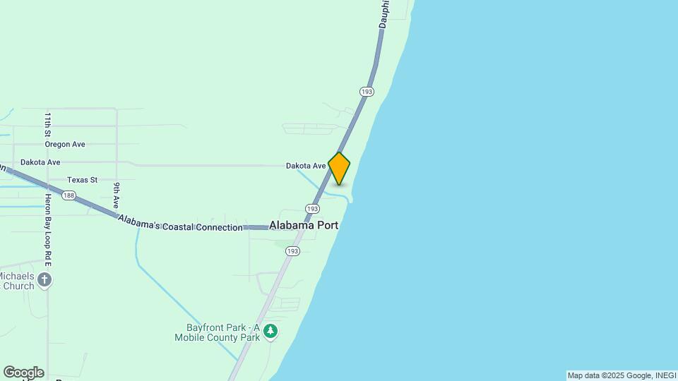 15639 Dauphin Island Pkwy Map and Location Details