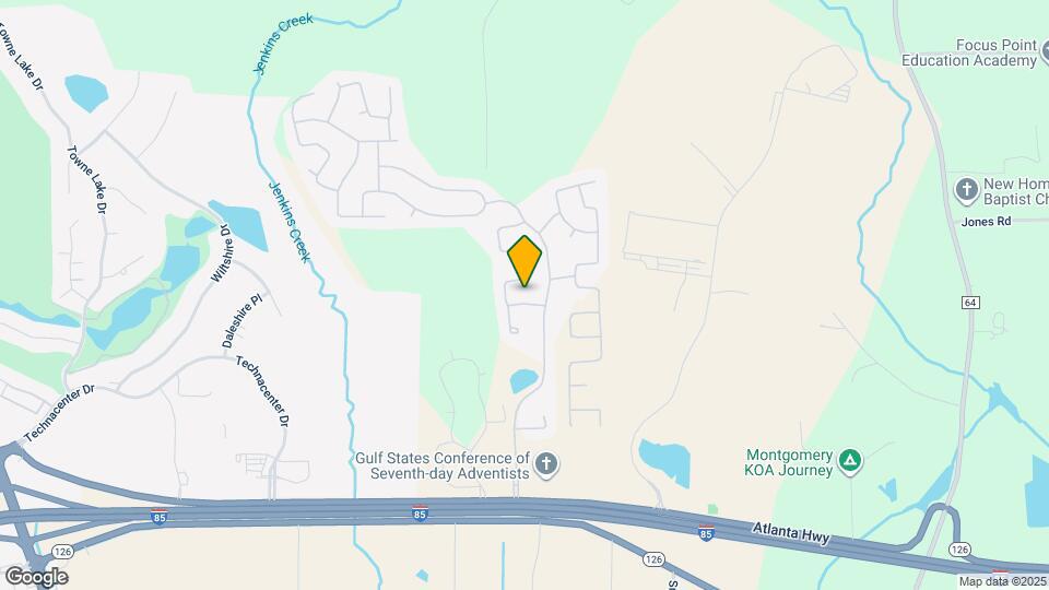 408 Glenmede Ln Map and Location Details