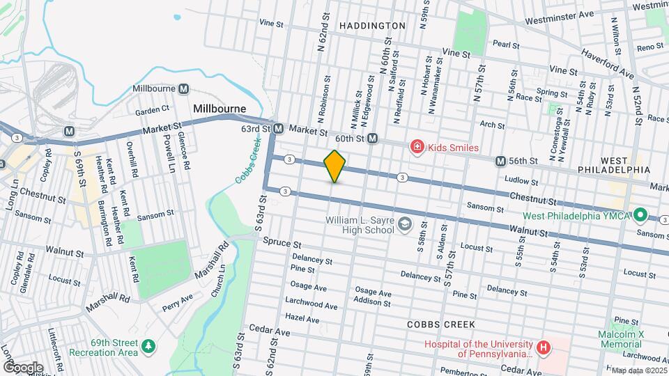133 S 61st St Map and Location Details
