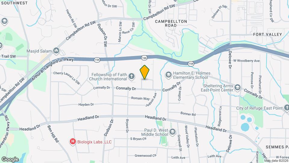 2484 Calvin Ave Mapa y Detalles de la Ubicación