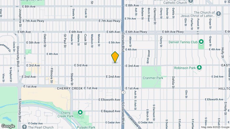 3803 E 3rd Ave Mapa y Detalles de la Ubicación