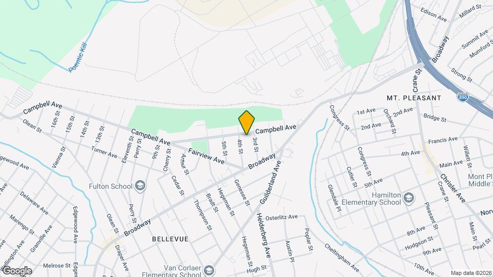 1826 Campbell Ave Map and Location Details