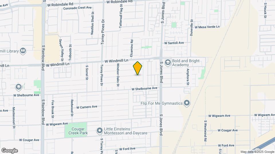 6239 Mustang Spring Ave Map and Location Details