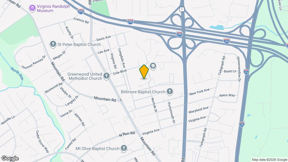 1404 Miller Ave Map and Location Details