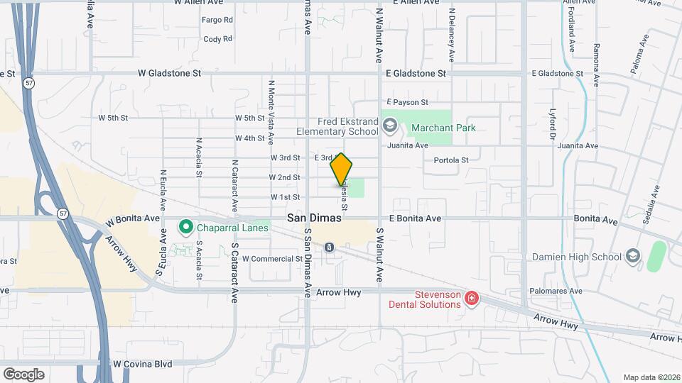 143 E 1st St, Unit 143 Map and Location Details