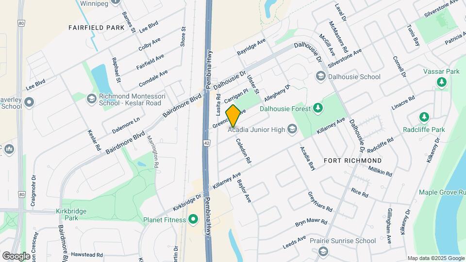 57 Mapleridge Ave Map and Location Details