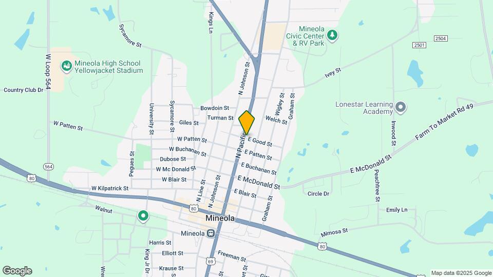 204 E Good St, Unit Upstairs Mapa y Detalles de la Ubicación