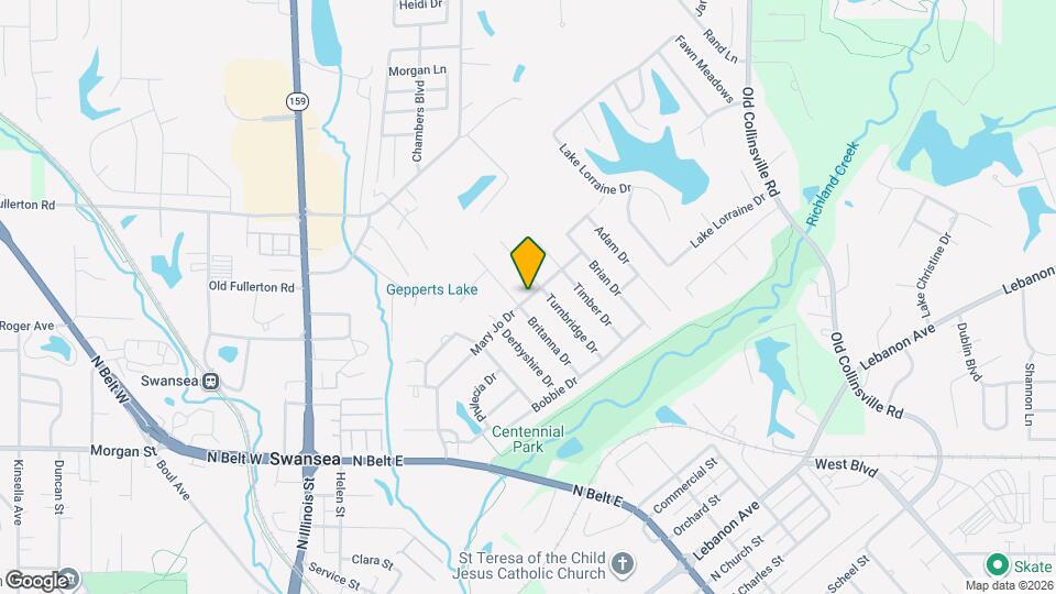 302 Britanna Dr Map and Location Details