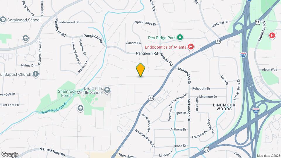 2951 Haralson Rd Map and Location Details