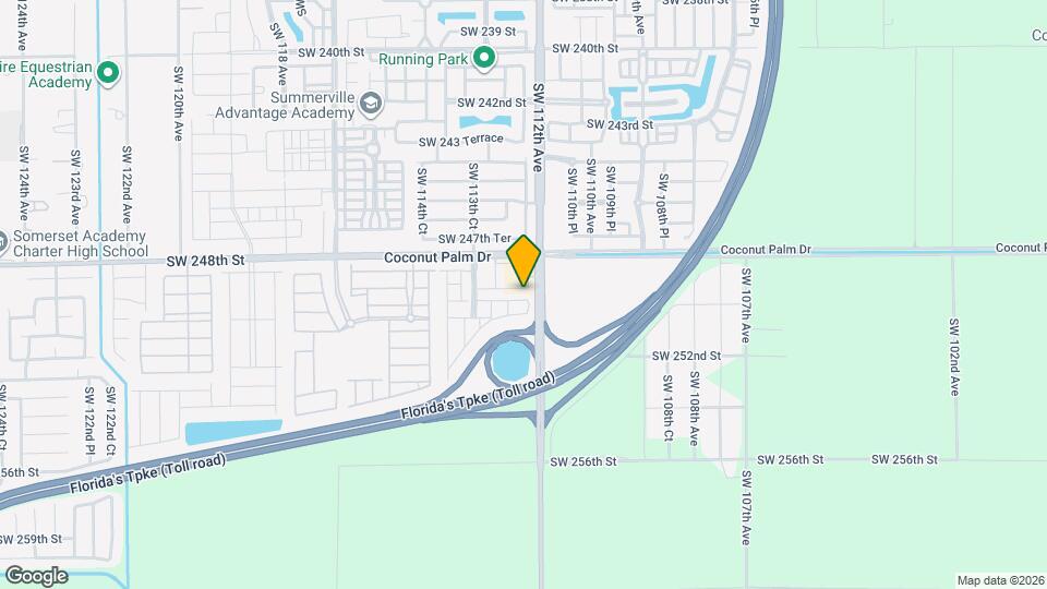 11209 SW 249th St Map and Location Details