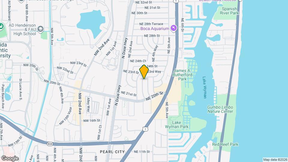 2298 NE 4th Ave Map and Location Details