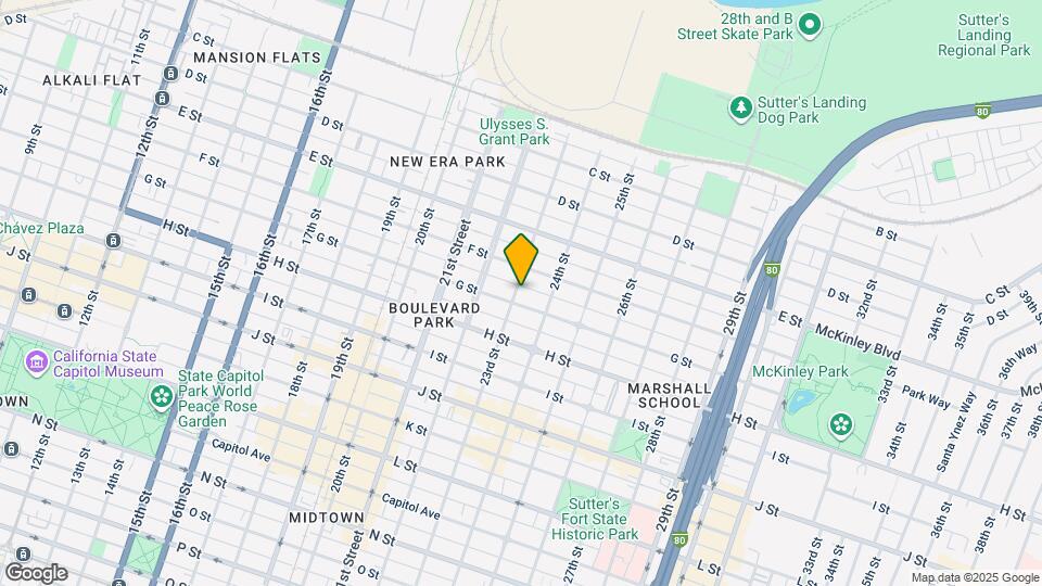 621 23rd St Map and Location Details