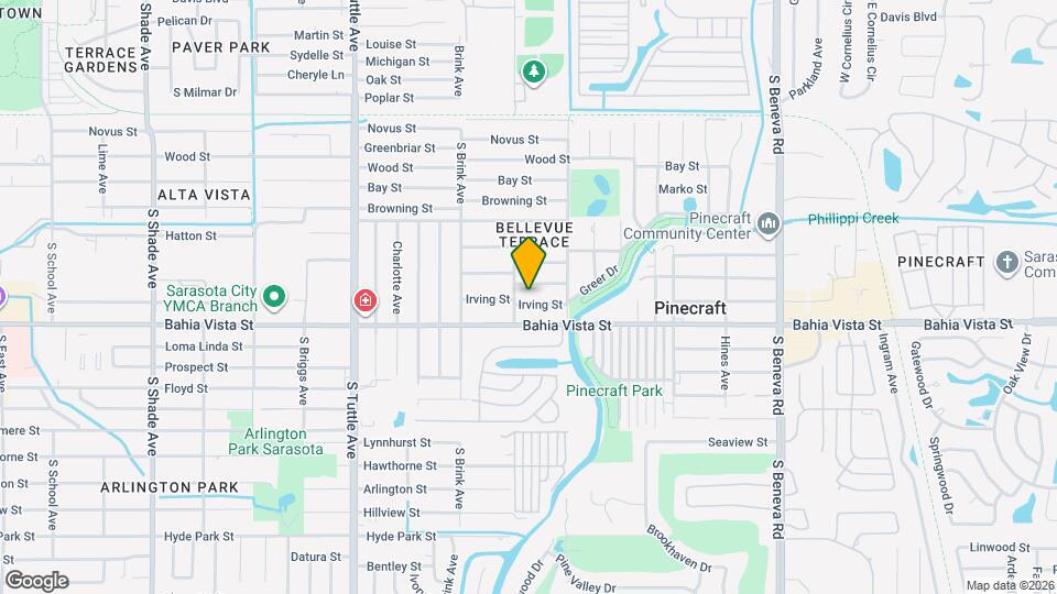 3125 Irving St Map and Location Details