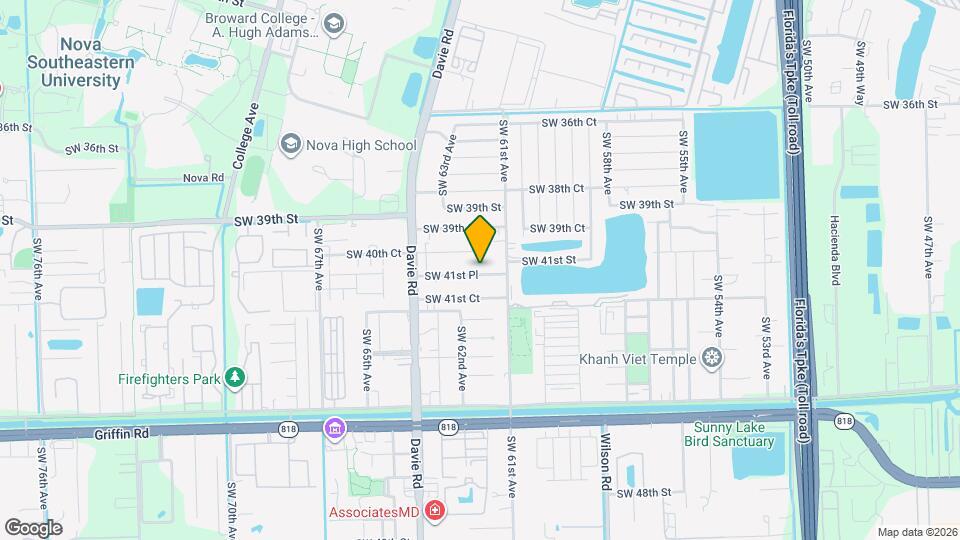 6221 SW 41st Pl, Unit Cozy Map and Location Details