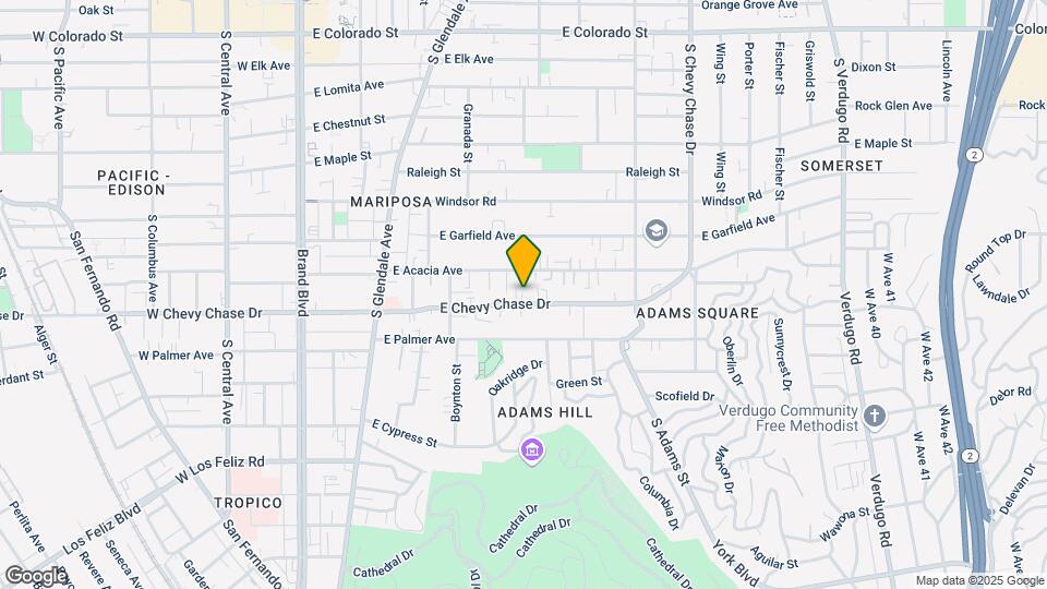 715 E Chevy Chase Dr Map and Location Details