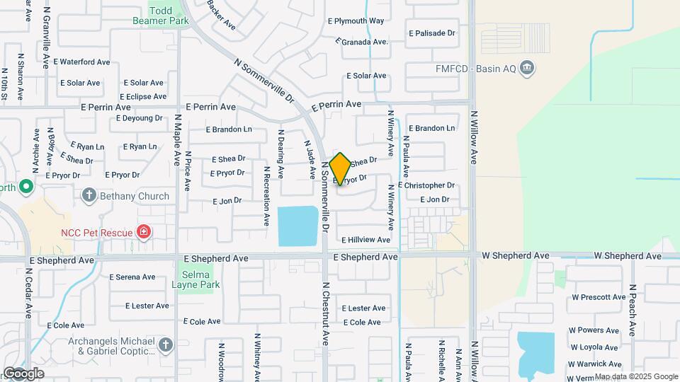 2550 E Christopher Dr Map and Location Details