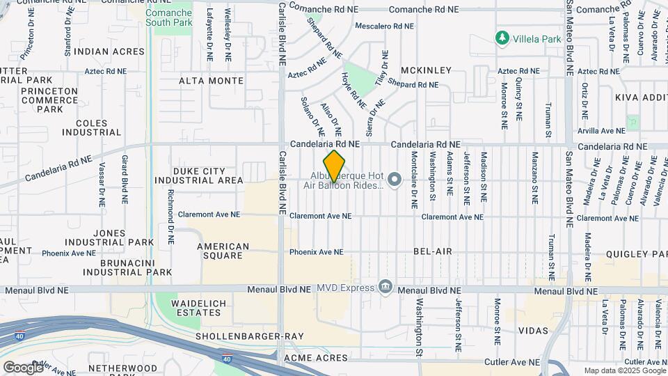 2838 Aliso Dr NE Mapa y Detalles de la Ubicación