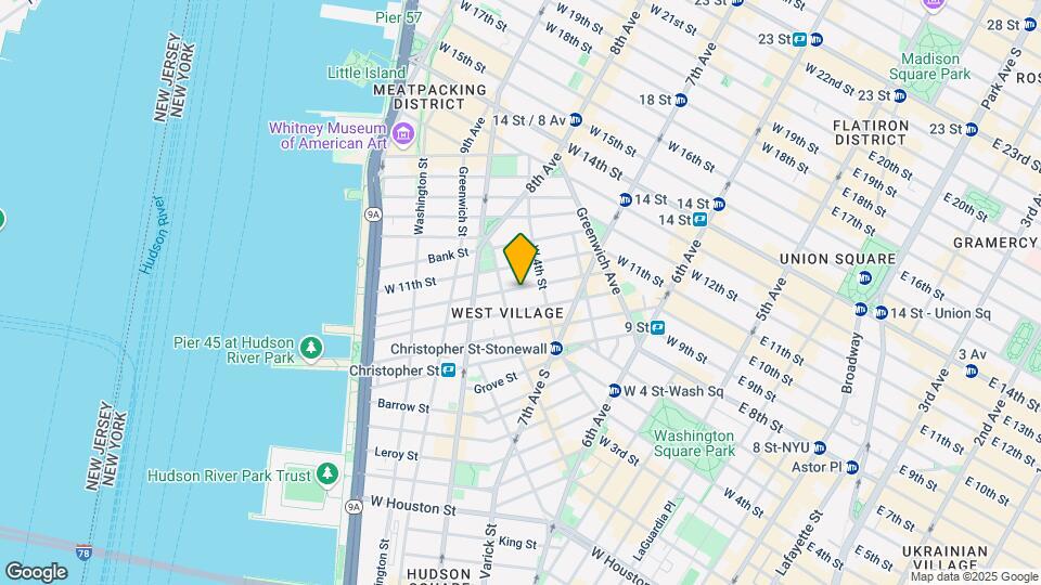 76 Perry St Mapa y Detalles de la Ubicación