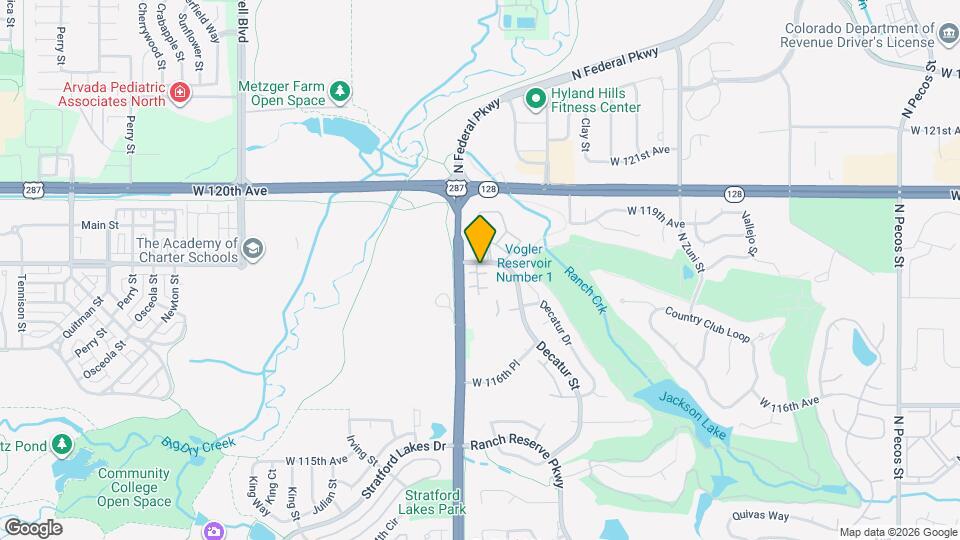 2890 W 119th Ave Map and Location Details