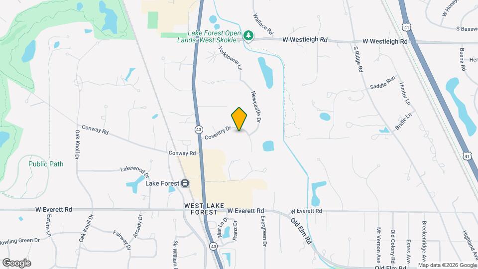 931 Coventry Dr Map and Location Details