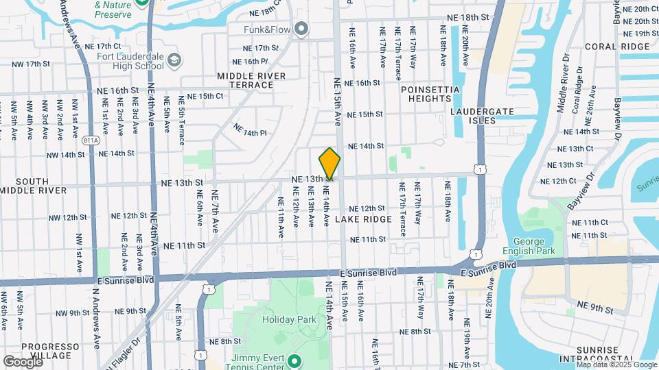 1238 NE 14th Ave Mapa y Detalles de la Ubicación