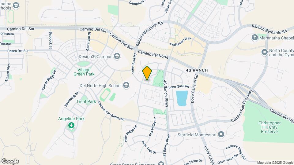 9836 Lone Quail Rd Map and Location Details