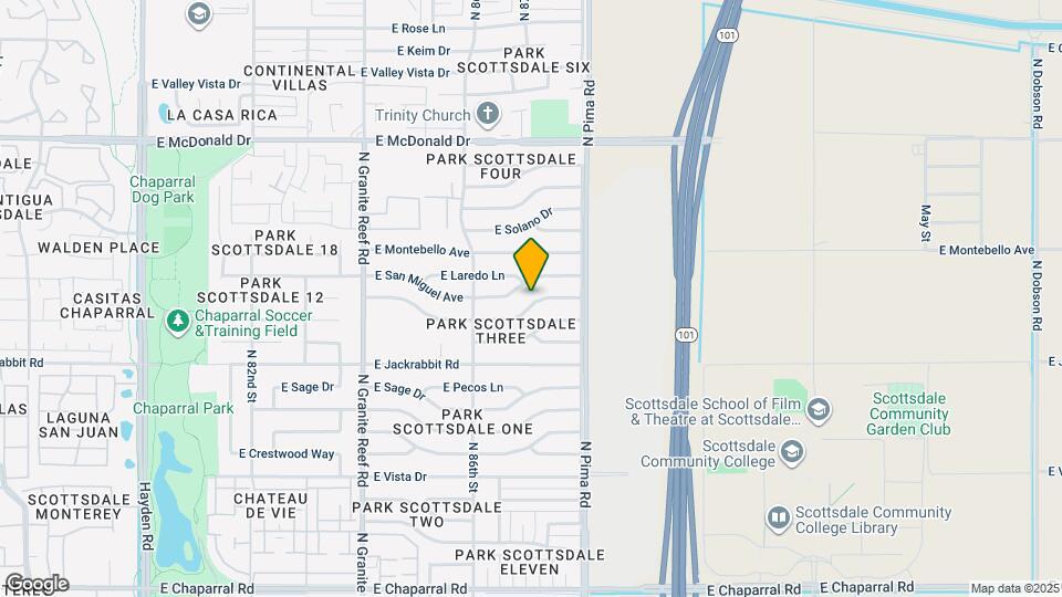 8702 E Valley View Rd Map and Location Details