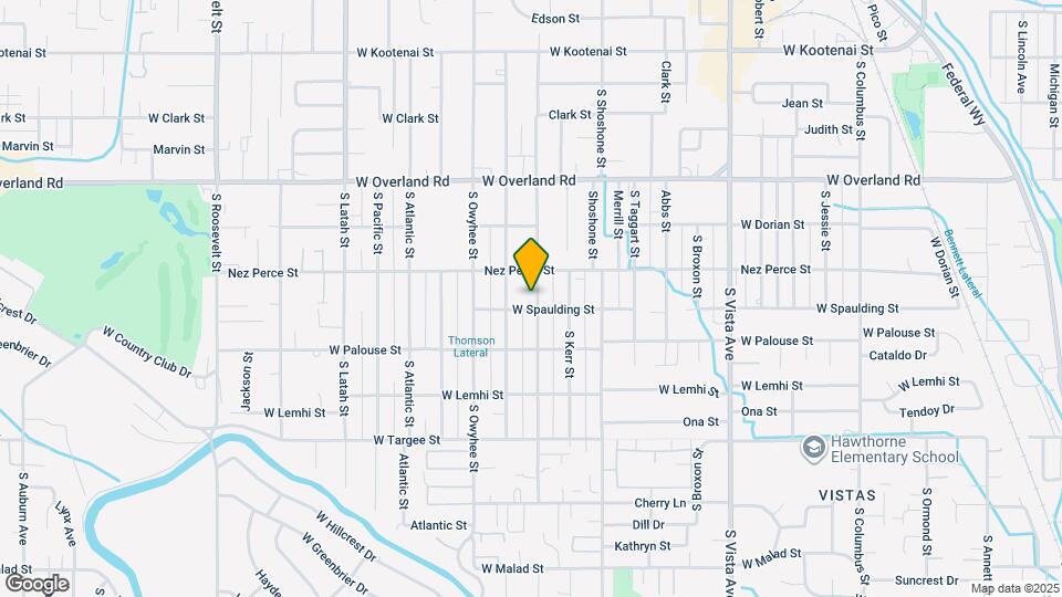 1817 S Hervey St Map and Location Details