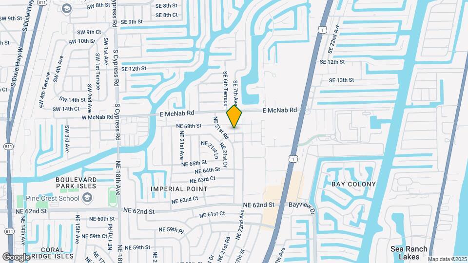 2181 NE 67th St Map and Location Details