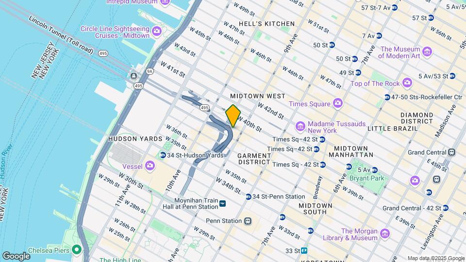 408 W 39th St Mapa y Detalles de la Ubicación