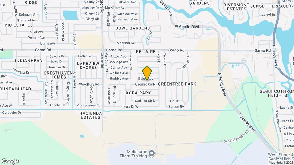 1738 Cadillac Cir N Map and Location Details