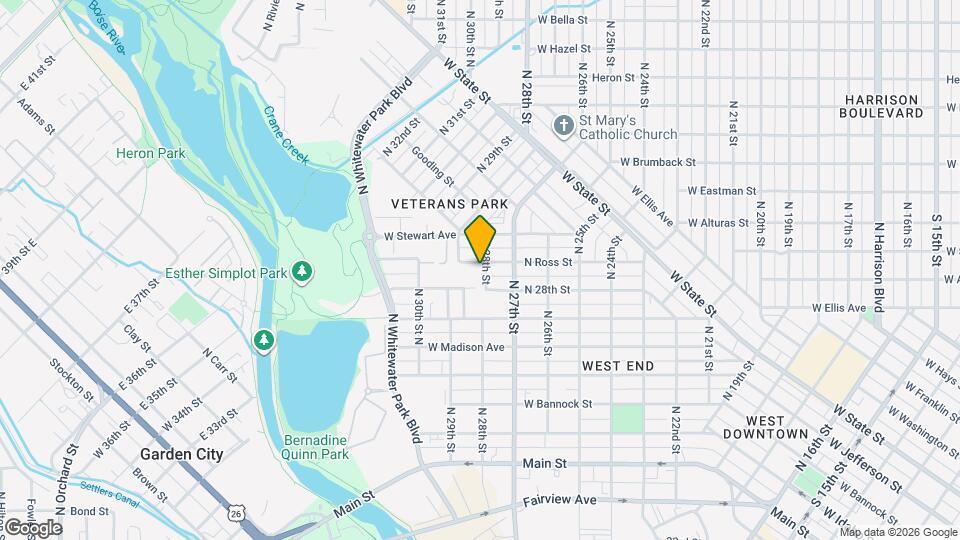 737 N 28th St Map and Location Details