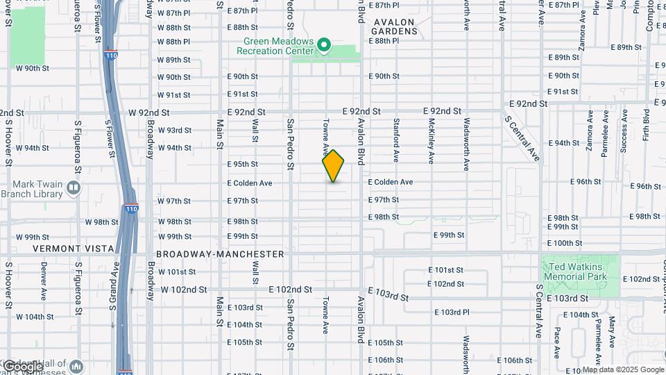 410 E Colden Ave Map and Location Details