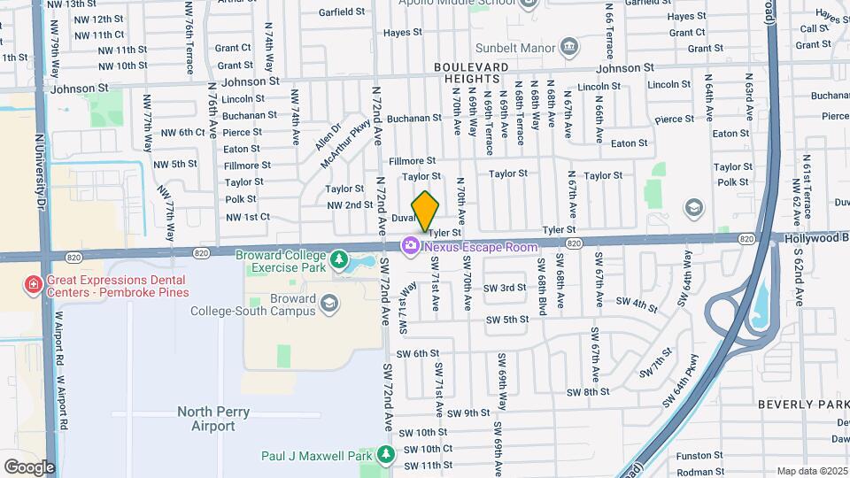 7070 Tyler St Map and Location Details