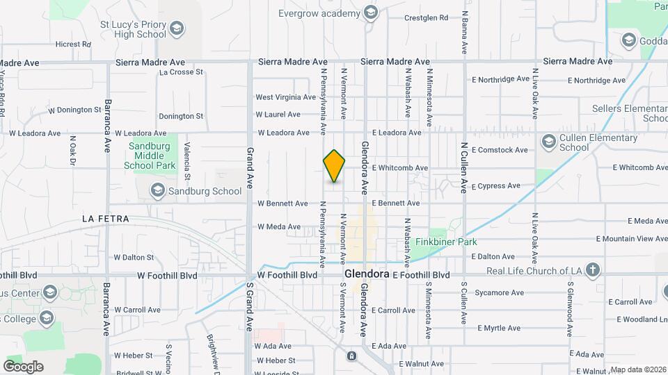 325 N Vermont Ave Map and Location Details