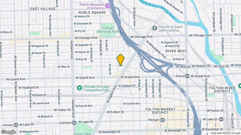 1239 W Ohio St Map and Location Details