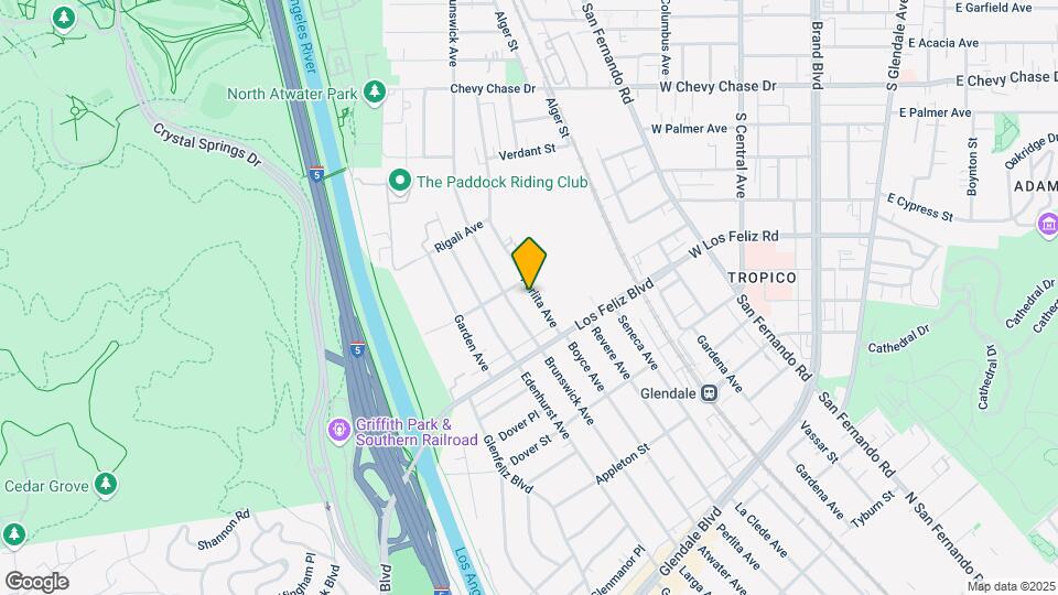 4054 Perlita Ave Map and Location Details