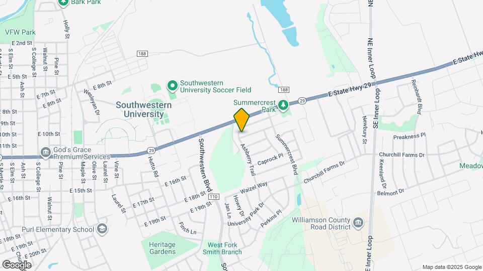 2301 Candle Ridge Trail Map and Location Details