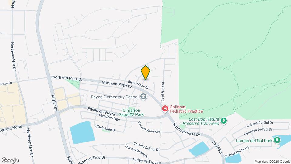 7336 Kiowa Creek Dr Map and Location Details