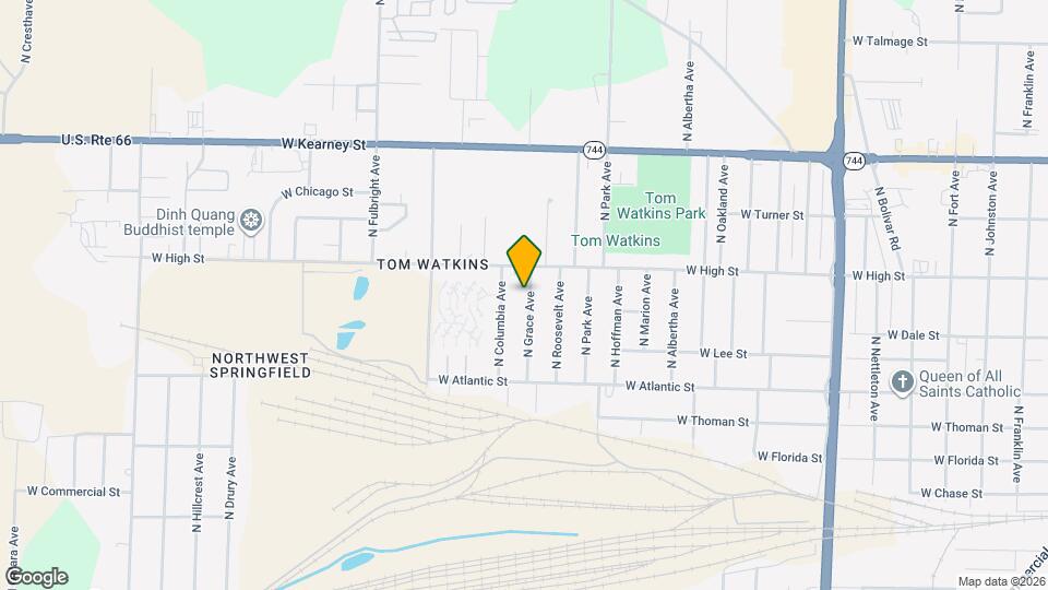 2115 N Grace Ave Map and Location Details