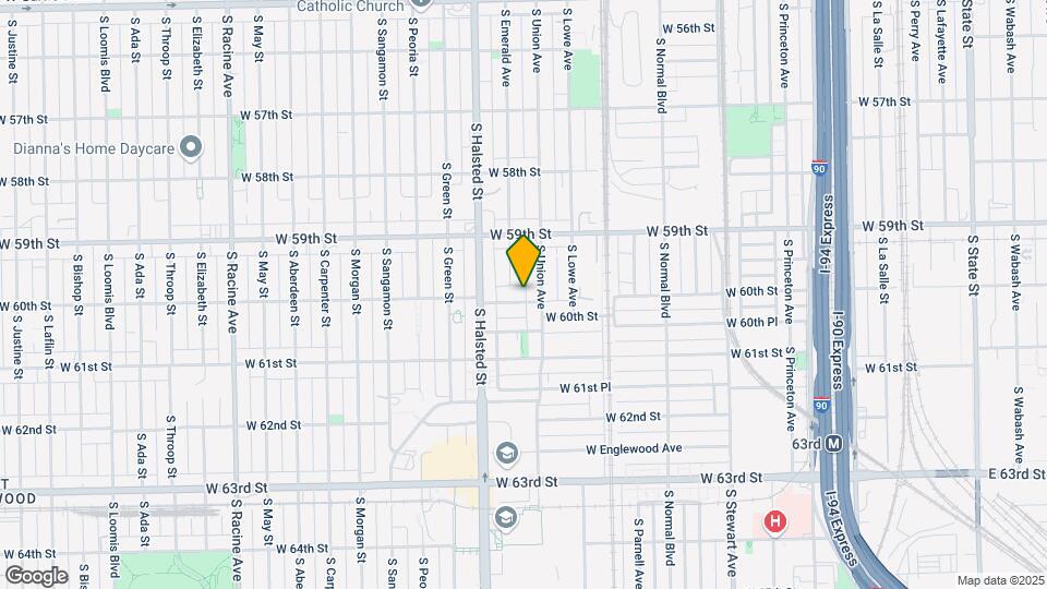 714 W 60th St Map and Location Details
