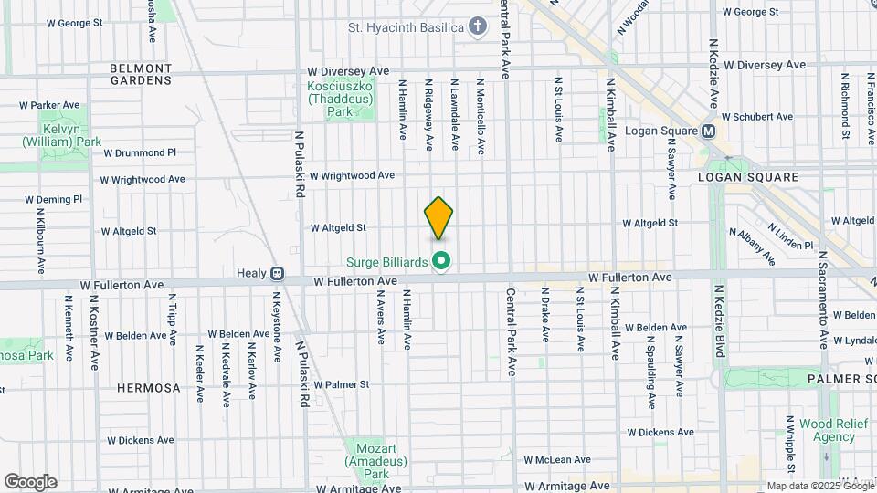 2435 N Ridgeway Ave Map and Location Details
