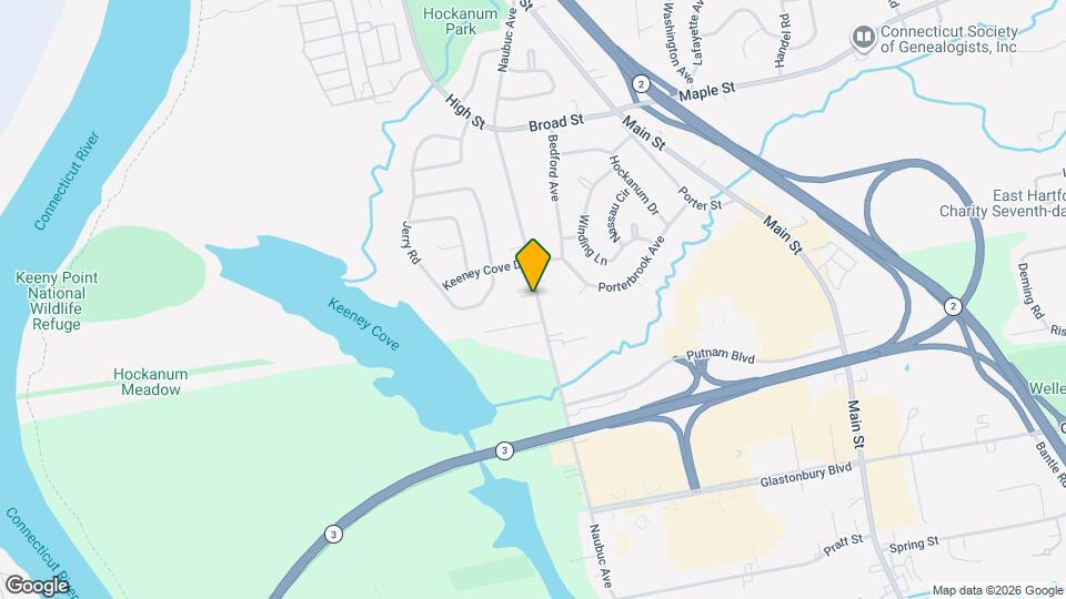 261 Naubuc Ave Map and Location Details